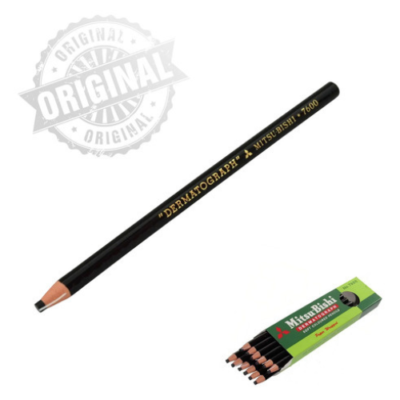 7600 LAPIS DERMATOGRAFICO PRETO CX C/12