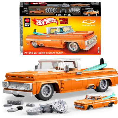 CARRO DE MONTAR HOT WHEELS BRICK SHOP CARRO CHEVY DE 1962 1:16 (JFT20 -) | MATTEL