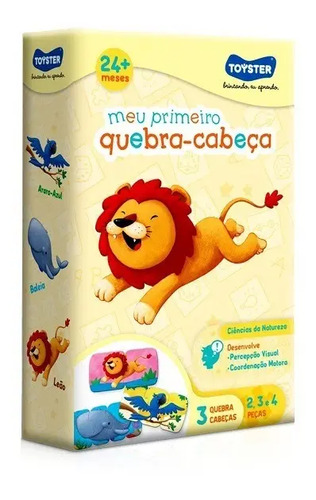 QUEBRA-CABEÇA 2/3/4 - MEU PRIMEIRO QUEBRA CABECA - TOYSTER | TOYSTER