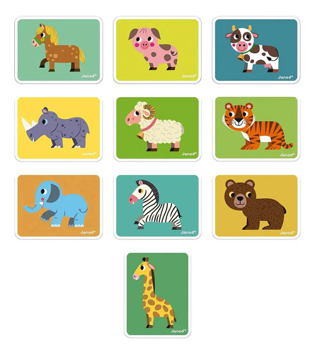 LIVRO MAGNETICO VIDA ANIMAL 40 PEÇAS JANOD (J02563) | JANOD - Imagem 7