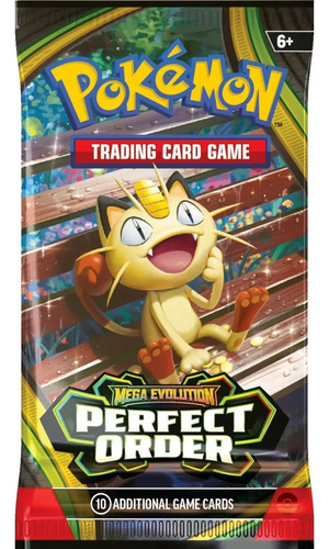 POKEMÓN TCG: MEGA EVOLUTION - PERFECT ORDER - BOOSTER - INGLÊS (PKM148) | ASMODEE