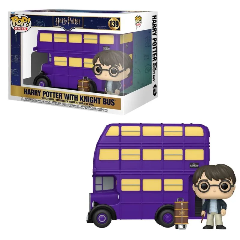 BONECO FUNKO POP! RIDE SUPER DELUXE HARRY POTTER - NOITIBUS ANDANTE (12389) | FUNKO