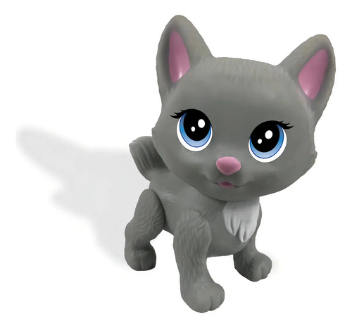 MINI GATA NA CASINHA CINZA INI PETS DA BARBIE MATTEL PUPEE (1200) | PUPEE - Imagem 2