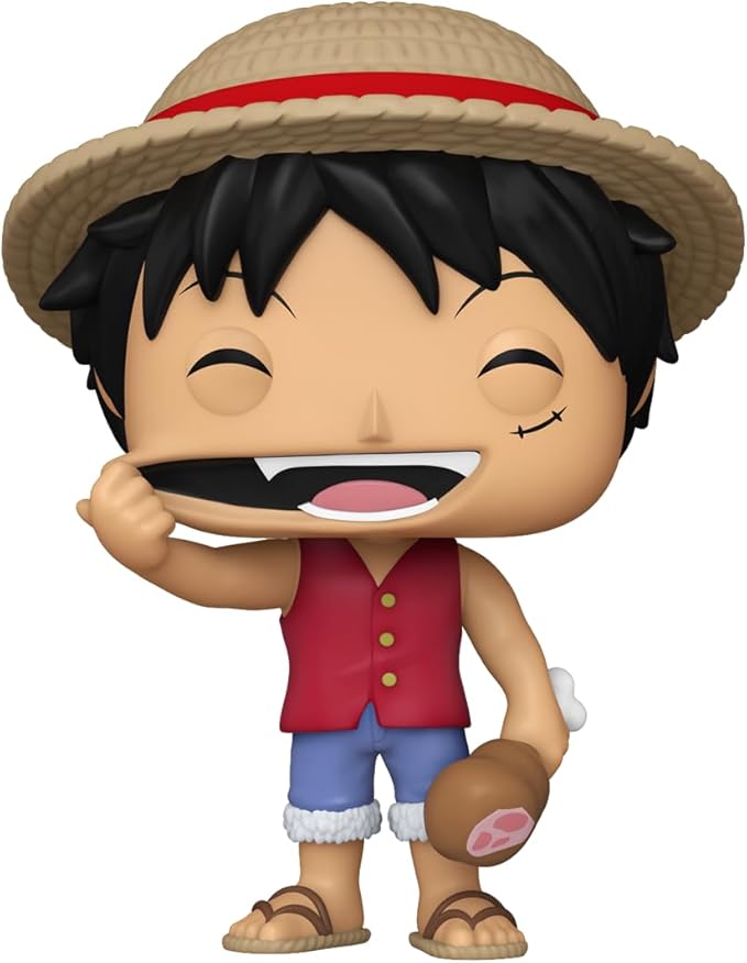 BONECO FUNKO POP! ONE PIECE - LUFFY COM CARNE | FUNKO