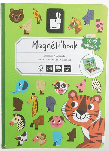LIVRO MAGNETICO VIDA ANIMAL 40 PEÇAS JANOD (J02563) | JANOD - Imagem 6