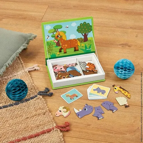 LIVRO MAGNETICO VIDA ANIMAL 40 PEÇAS JANOD (J02563) | JANOD - Imagem 5