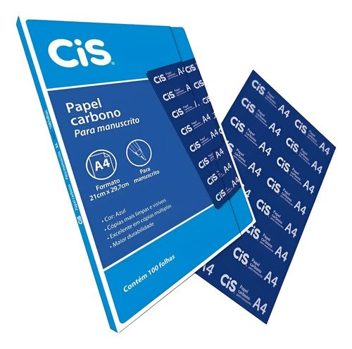 PAPEL CARBONO PAPEL AZUL MANUSCRITO CIS | CIS - Imagem 2
