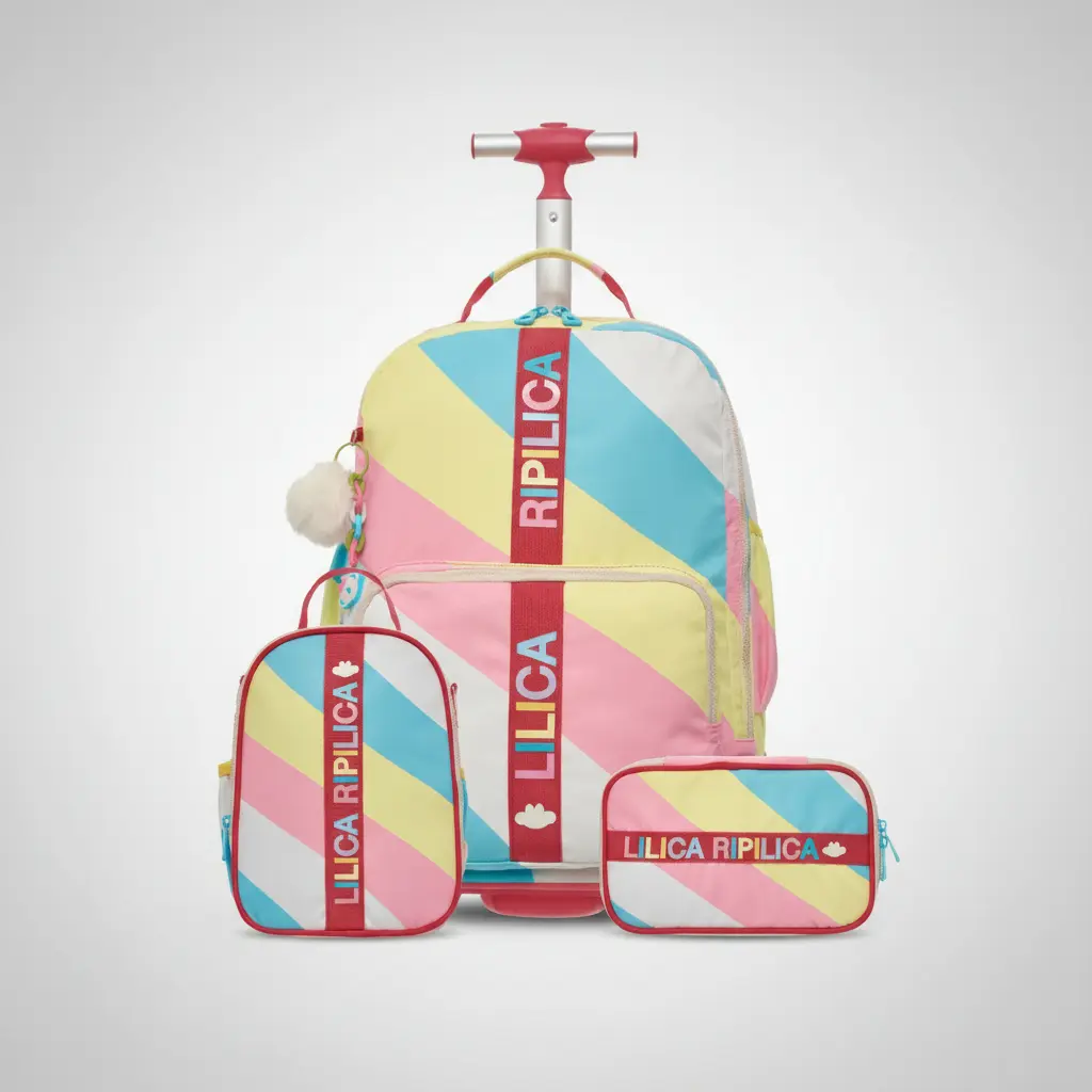 KIT MOCHILA CARRINHO TUBO LILICA RIPILICA PACIFIC (7714576) | PACIFIC