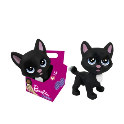 MINI GATA NA CASINHA PRETO MINI PETS DA BARBIE MATTEL PUPEE (1199) | PUPEE