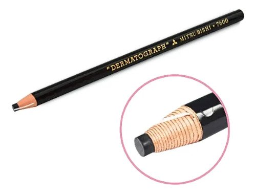 LAPIS DERMATOGRAFICO PRETO MITSU-BISHI (6.3900) | UNI MITSUBISHI