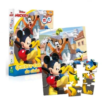 QUEBRA-CABEÇA DE CHAO MICKEY 28 PEÇAS (8048) | NOVOPAPEL