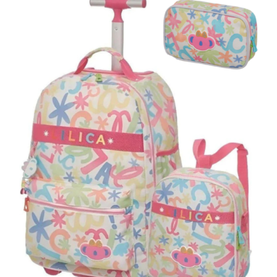 KIT MOCHILA CARRINHO TUBO LILICA RIPILICA PACIFIC (7715176) | PACIFIC