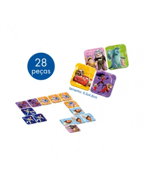 JOGO DOMINO PIXAR (8056) | NOVOPAPEL - Imagem 2