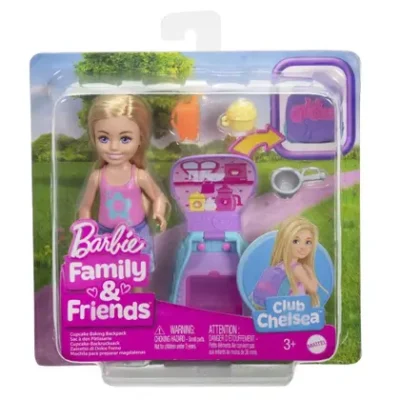 BONECA BARBIE CHELSEA MOCHILA DE CUPCAKES JBF46 MATTEL (T1152-30) | MATTEL