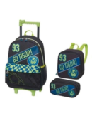 KIT MOCHILA COM RODAS E ALÇAS TIGOR TIGRE PACIFIC (977R07) | PACIFIC