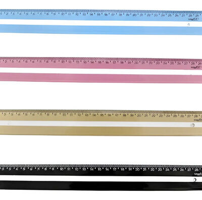 REGUA DE 30CM GUIA DE LEITURA DOURADA (10270140) MAXCRIL