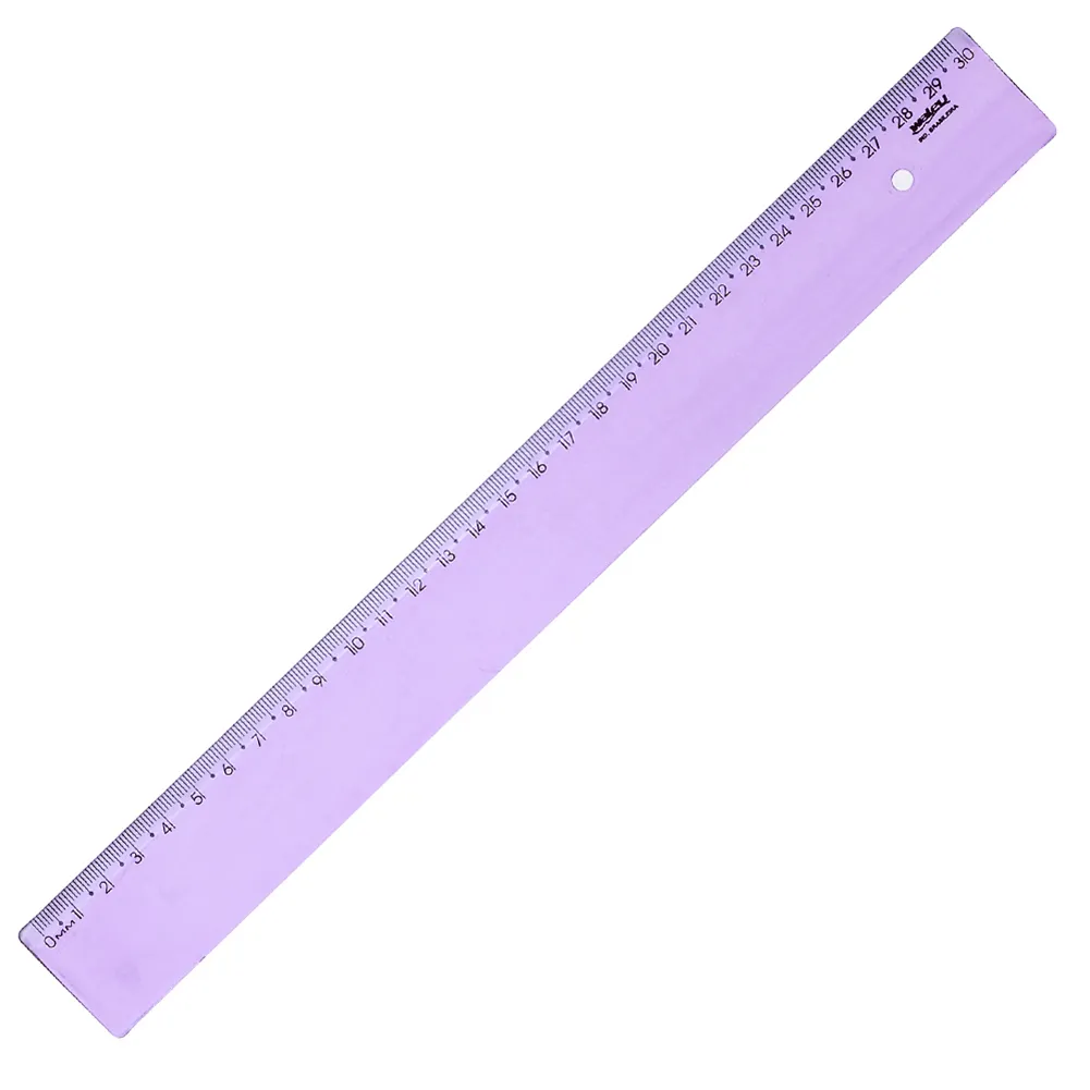 RÉGUA DE 30 CM NEW LINE LILAS PASTEL MAXCRIL (10270097) | MAXCRIL