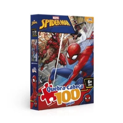 QUEBRA CABECA 100 PEÇAS HOMEM-ARANHA (8013) | NOVOPAPEL