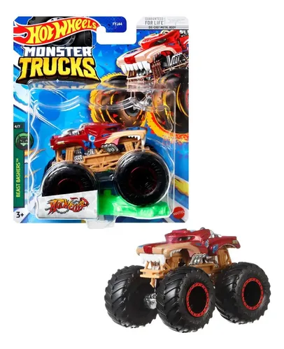 HOT WHEELS MONSTER TRUCKS CARROS 1:64 SORTIMENTO (FYJ44) | MATTEL