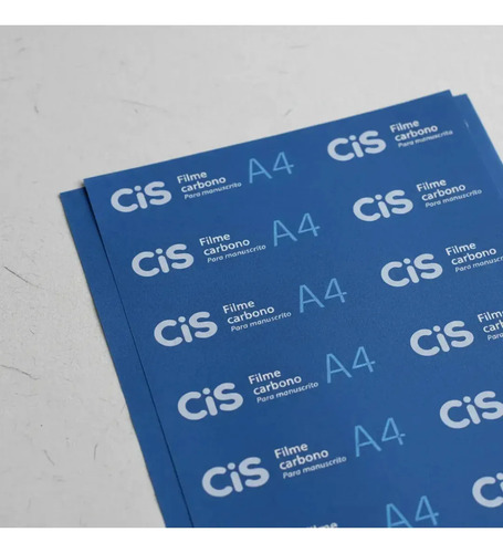 FILME CARBONO AZUL MANUSCRITO CIS | CIS - Imagem 4