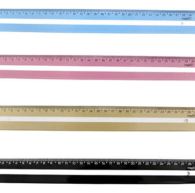 REGUA DE 30CM GUIA DE LEITURA PRETA (10270139) MAXCRIL