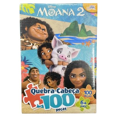 QUEBRA-CABEÇA 100 PEÇAS MOANA 2 (8080) | NOVOPAPEL