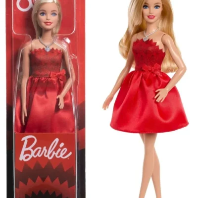 BONECA BARBIE 80 ANOS VESTIDO VERMELHO RUBI MATTEL (JGD25) | MATTEL