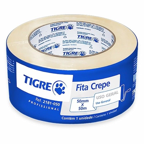 FITA CREPE 48MMX50M (62181050) | TIGRE - Imagem 2
