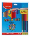 LAPIS DE COR COLOR PEPS 24 LAPIS 30 CORES (R2074) | MAPED