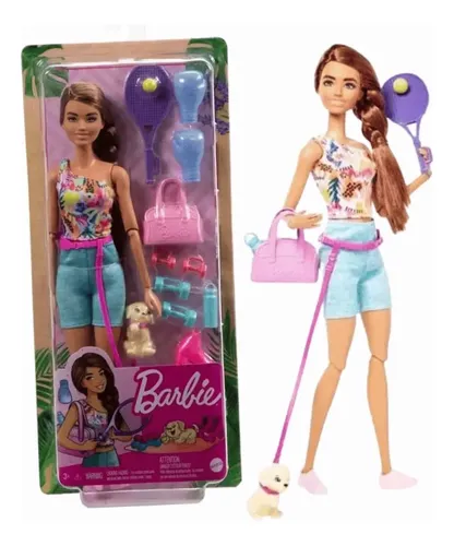 BONECA BARBIE DIA DE SPA COM E PETS SORTIMENTO GKH73 MATTEL (T7598-1) | MATTEL