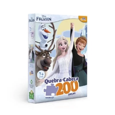 QUEBRA-CABEÇA 200 PEÇAS FROZEN (8033) | NOVOPAPEL