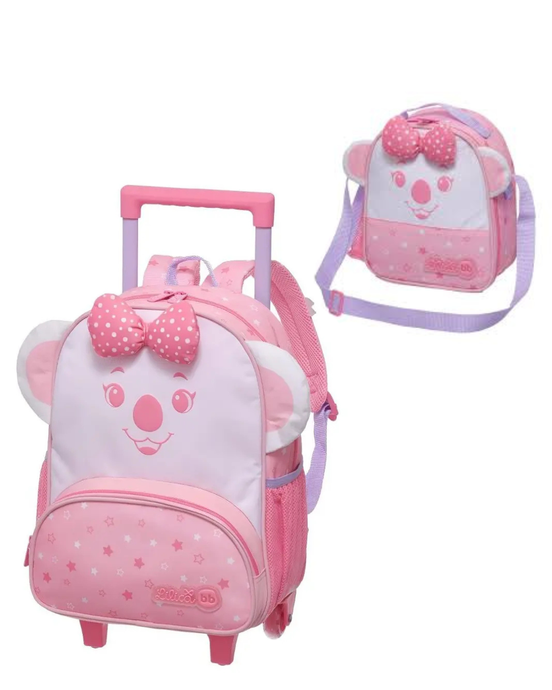 KIT MOCHILA CARRINHO COM ALÇAS LILICA RIPILICA PACIFIC (6714807) | PACIFIC