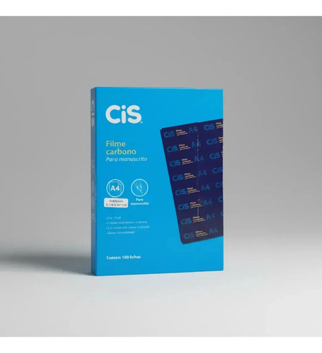 FILME CARBONO AZUL MANUSCRITO CIS | CIS - Imagem 3