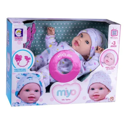 BONECA MIYO MENINA COM SONS DE BEBE COTIPLAS 2391 | COTIPLAS