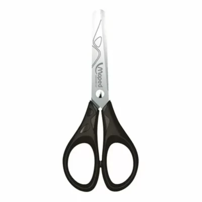 TESOURA ESCOLAR 13CM ESSENTIALS PRETA MAPED (464261) | MAPED