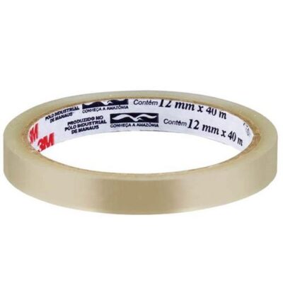 FITA ADESIVA 12MMX40M QUALITAPE | ADELBRAS