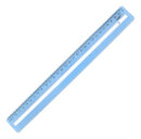 RÉGUA DE 30CM GUIA DE LEITURA AZUL MAXCRIL (10270141) | MAXCRIL
