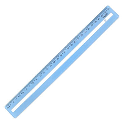 RÉGUA DE 30CM GUIA DE LEITURA AZUL MAXCRIL (10270141) | MAXCRIL