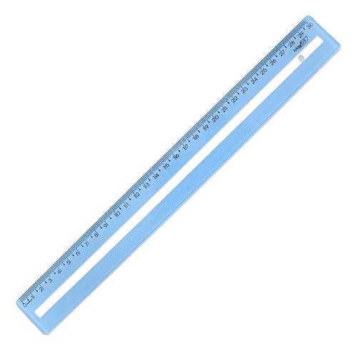 RÉGUA DE 30CM GUIA DE LEITURA AZUL MAXCRIL (10270141) | MAXCRIL