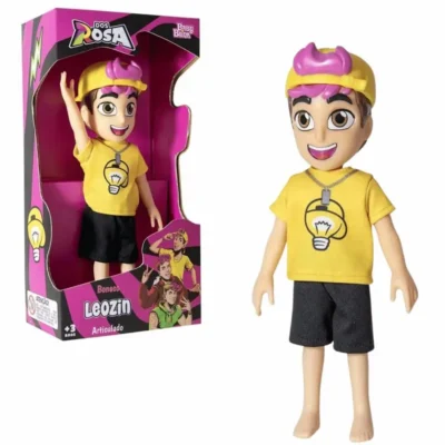 BONECO LEOZIN DOS ROSA BABY BRINK (1272) | NOVABRINK
