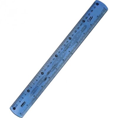 RÉGUA 30CM LARGA FLEXIVEL AZUL MAXCRIL (10270011) | MAXCRIL