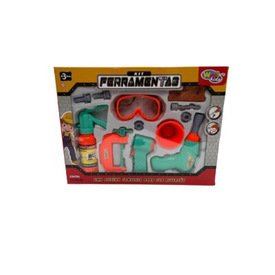 KIT DE FERRAMENTAS ENCANADOR INCRIVEL COM 12 PEÇAS WELLMIX (12492) | WELLMIX