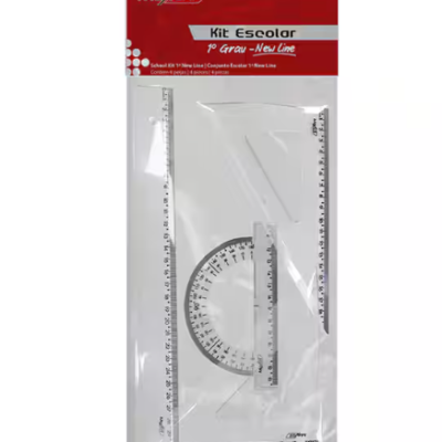 CONJUNTO PARA DESENHO ESCOLAR PRIMEIRO GRAU NEW LINE  (10130004) | MAXCRIL