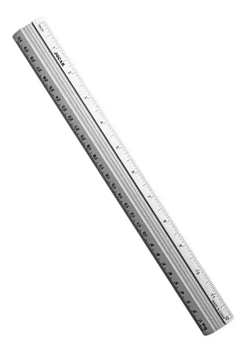 RÉGUA DE ALUMINIO 30CM YINS PAPER (YP7405) | YINS