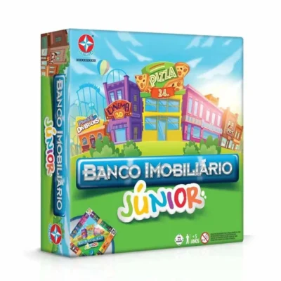 JOGO DE TABULEIRO BANCO IMOBILIARIO JR. - ESTRELA | ESTRELA