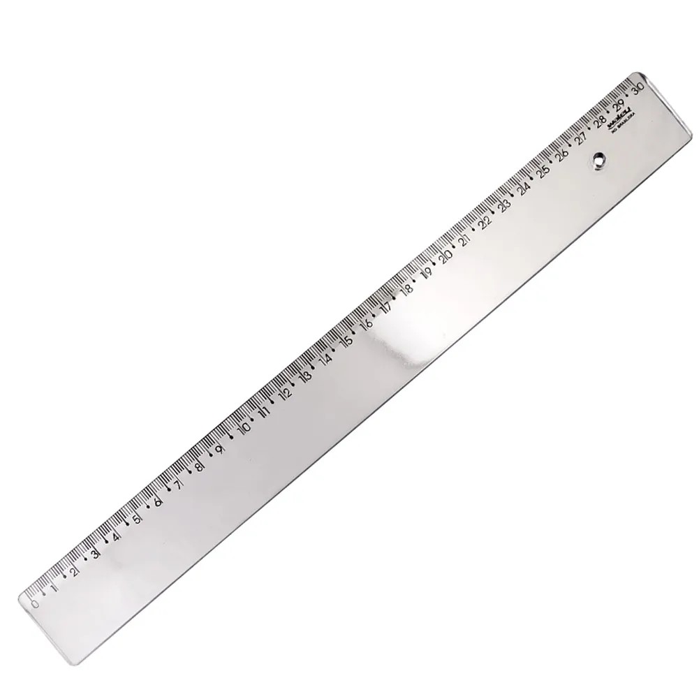 REGUA DE 30 CM NEW LINE PRATA (10270098) MAXCRIL