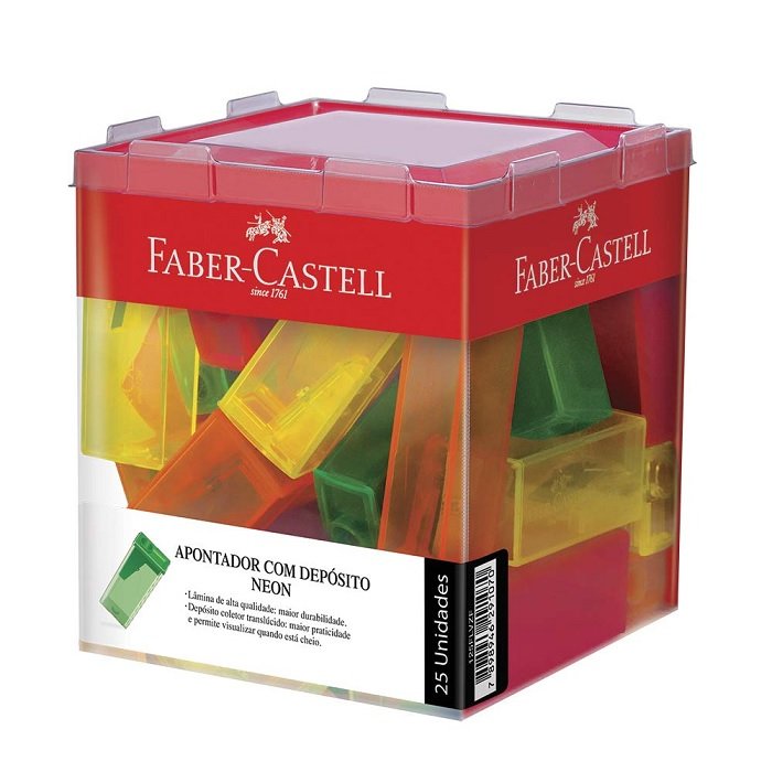 APONTADOR COM DEPOSITO NEON (125FLVZF) | FABER CASTELL - Imagem 2