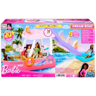 BONECA BARBIE BARCO COM PISCINA E TOBOGA PLAYSET (MATHJV37) | MATTEL
