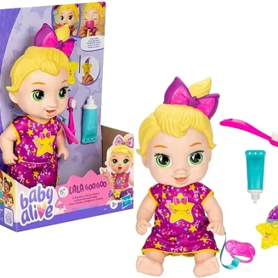 BONECA BABY ALIVE FESTA DO PIJAMAL LOIRA LALA F9856 HASBRO (9944) | HASBRO