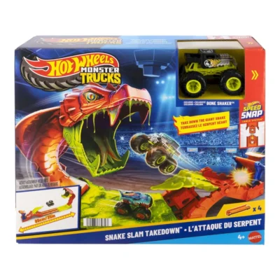 HOT WHEELS MONSTER TRUCKS PISTA MORDIDA DE SERPENTE (JJN44) | MATTEL